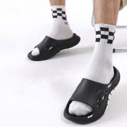 Striped Thick Bottom Sport Sandals Men Fashion Design Hollow Out Non Slip Eva Slippers Men Comfortable Soft Sole Beach Flip Flop