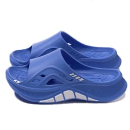Striped Thick Bottom Sport Sandals Men Fashion Design Hollow Out Non Slip Eva Slippers Men Comfortable Soft Sole Beach Flip Flop