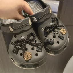 New Pearl Bow Shoe Charms Set Pearl Flower Advanced Shoe Decorations DIY Detachable Buckle Shoes Accessories