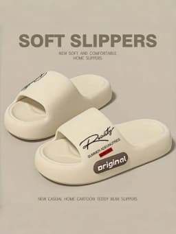 New Casual Innovative Design Men's Slippers Eva Soft Sole Lightweight Home Slippers High Quality Exclusive Brand Slippers