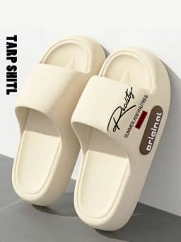 New Casual Innovative Design Men's Slippers Eva Soft Sole Lightweight Home Slippers High Quality Exclusive Brand Slippers