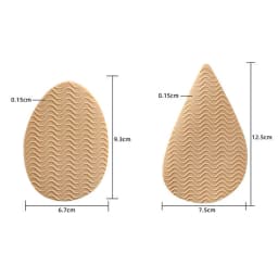 Rubber Shoe Sole Protector Wear-Resistant Non-Slip Forefoot Shoes Mat Self-Adhesive High Heel Sole Protector Rubber Pads Cushion