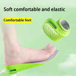 1Pair/2Pair Height Increase Sports Insole Air-Cushioned Shock-Absorbing Insoles Men Women Breathable Comfort Insoles