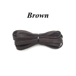 1Pair Waxed Flat Shoelaces Leather Waterproof Casual Shoes Laces Unisex Boots Shoelace Length 60 80 100 120 140 160 180CM P3
