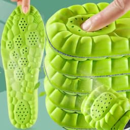 Thick Sports Insoles Both Men and Women Fully Padded with Anti Odor Sweat Absorbing Breathable High Elasticity for Long Standing