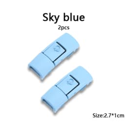 Switches Colorful Metal Buckle No Tie Shoe Laces Press Lock Shoelaces Without Ties Elastic Flat Shoelace Sneaker Kids Adult