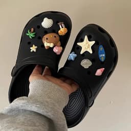 Summer Beach Ocean Theme Resin Shoe Charms Cute Hello Kitty Cat Starfish Shell Designs DIY Shoe Accessories Women Girls Gifts