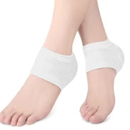Heel Protectors Gel Heel Protectors Anti Cracked Feet Half Size Socks Unisex Foot Care Pads 2Pcs/4Pcs
