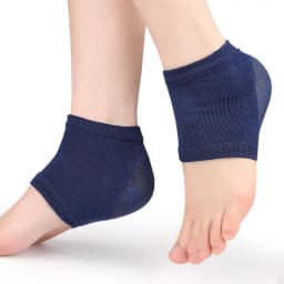 Heel Protectors Gel Heel Protectors Anti Cracked Feet Half Size Socks Unisex Foot Care Pads 2Pcs/4Pcs