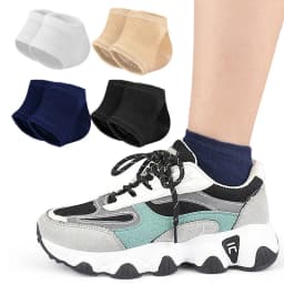 Heel Protectors Gel Heel Protectors Anti Cracked Feet Half Size Socks Unisex Foot Care Pads 2Pcs/4Pcs