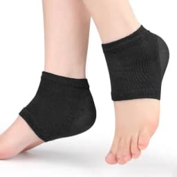 Heel Protectors Gel Heel Protectors Anti Cracked Feet Half Size Socks Unisex Foot Care Pads 2Pcs/4Pcs