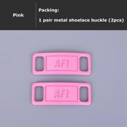 1Pair AF1 Shoelaces buckle Shoelace Buckle Metal Shoelaces Accessories Metal Lace Lock DIY Sneaker Kits Metal Lace Buckle