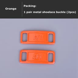 1Pair AF1 Shoelaces buckle Shoelace Buckle Metal Shoelaces Accessories Metal Lace Lock DIY Sneaker Kits Metal Lace Buckle