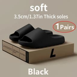 Coconut Slippers Men Women EVA Soft Like Stepping on Shit Thick Soled Sandals Solf Non-slip Wearing Slipper Outdoor Indoor Shoes