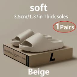 Coconut Slippers Men Women EVA Soft Like Stepping on Shit Thick Soled Sandals Solf Non-slip Wearing Slipper Outdoor Indoor Shoes