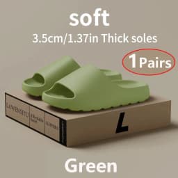 Coconut Slippers Men Women EVA Soft Like Stepping on Shit Thick Soled Sandals Solf Non-slip Wearing Slipper Outdoor Indoor Shoes