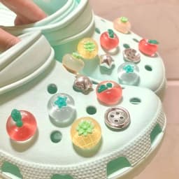 DIY 3D Fruit Tomatoes Shoe Charms Accessories for Clogs Slide Sandals Garden Shoe Decoration Buckle Beach Bag Pins Summer Gifts