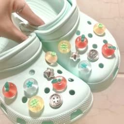 DIY 3D Fruit Tomatoes Shoe Charms Accessories for Clogs Slide Sandals Garden Shoe Decoration Buckle Beach Bag Pins Summer Gifts