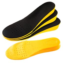 2Pcs/4Pcs New Comfortable Shock-absorbing Insole 1.5-3.5cm Height-increasing Insole Men Women Breathable Sports Insoles