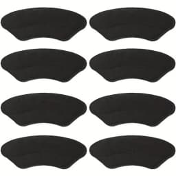 8-Pack Heel Pads for Too Big Shoes Self-Adhesive Heel Protectors Heel Inserts Improve Shoe Fit And Comfort Prevent Heel Slippage