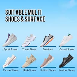 KJM Shoe Dry Cleaning Foam Agent, Quick Clean Foam Cleaner for White Sneakers, Canvas Shoes and Footwear