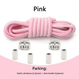 Tieless Elastic Shoe Laces No Tie Shoelaces Round Shoelace Sneakers for Kids and Adult with Strong Lock and Speed Shoestrings
