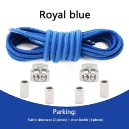 Tieless Elastic Shoe Laces No Tie Shoelaces Round Shoelace Sneakers for Kids and Adult with Strong Lock and Speed Shoestrings