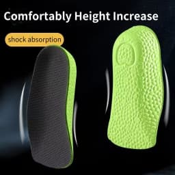 Memory Foam Height Increase Insoles for Men Women Shoes Flat Feet Arch Support Orthopedic Insoles Sneakers Heel Lift Care Insole