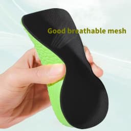 Memory Foam Height Increase Insoles for Men Women Shoes Flat Feet Arch Support Orthopedic Insoles Sneakers Heel Lift Care Insole