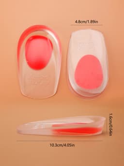 Silicone Insole Heel Pad for Male and Female Bone Spurs to Protect the Heel, Relieve Soft Pain, and Relieve Stress. Heel Pad
