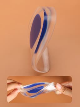 Silicone Insole Heel Pad for Male and Female Bone Spurs to Protect the Heel, Relieve Soft Pain, and Relieve Stress. Heel Pad