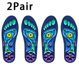 Magnetic Therapy Massage Insoles Men Foot Acupoint Massage Insoles Arch Support Orthopedic Insole Comfort Shoe Pads 1Pair/2Pair