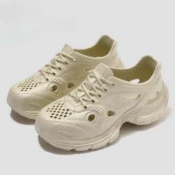 2026 Summer New Fashionable Thick Bottom Non Slip Hollow Breathable Women's Sports Shoes Beach Comfortable Sandals