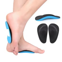 1 Pair Of EVA Arch Support Half Cushions Non Slip Arch Cushion Flat Feet Sports Palm Pad Heart Cushion Shoe Insoles