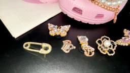 1pcs Designer Golden Crown Metal Shoe Charms Sea Star Shell Luxury Decorations for Shoe Accessorie Heart Pins for Women Girls