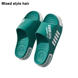 Men Sport Slippers EVA Lightweight Non‑Slip Beach Shower Slipper Unisex Casual Open Toe Sandals For Bathroom Outdoor