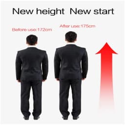 1Pair 2-6cm Insoles for Plantar Fasciitis Shoe Sole Invisible Height Increased Insole Silicone Heel Socks for Women Men Insoles