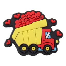 1-20PCS Cute Cartoon Vehicle Transportation Car Tractor PVC Shoe Charms Buckle Clog Garden Shoes Button Decorations Kid Boy Gift