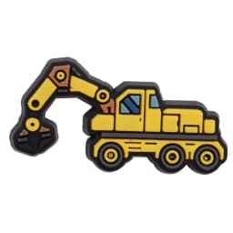 1-20PCS Cute Cartoon Vehicle Transportation Car Tractor PVC Shoe Charms Buckle Clog Garden Shoes Button Decorations Kid Boy Gift