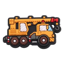 1-20PCS Cute Cartoon Vehicle Transportation Car Tractor PVC Shoe Charms Buckle Clog Garden Shoes Button Decorations Kid Boy Gift