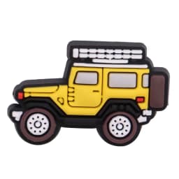 1-20PCS Cute Cartoon Vehicle Transportation Car Tractor PVC Shoe Charms Buckle Clog Garden Shoes Button Decorations Kid Boy Gift