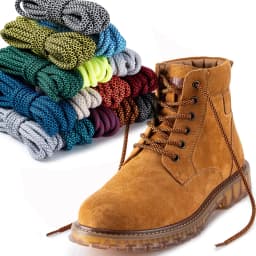 5MM Round Shoe Laces High Quality Durable Round Two-Tone Mixed Color Shoe Laces for Sport Shoelaces Rope 1 Pair 90/120/150/180cm