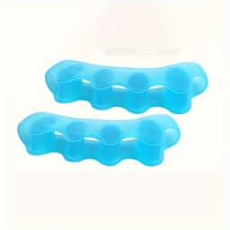 2 soft touch silicone toe spacers, reusable toe spacers for feet