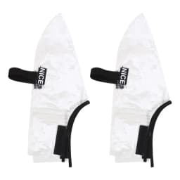 Transparent Shoe Covers For Hair Salon Dustproof Waterproof Non-Slip Easy Wear And Remove Shoe Protectors For Hair Stylists