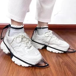 Transparent Shoe Covers For Hair Salon Dustproof Waterproof Non-Slip Easy Wear And Remove Shoe Protectors For Hair Stylists