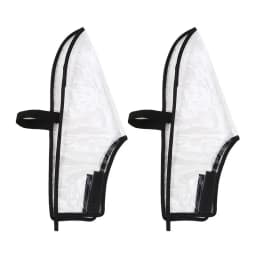 Transparent Shoe Covers For Hair Salon Dustproof Waterproof Non-Slip Easy Wear And Remove Shoe Protectors For Hair Stylists