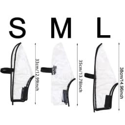Transparent Shoe Covers For Hair Salon Dustproof Waterproof Non-Slip Easy Wear And Remove Shoe Protectors For Hair Stylists