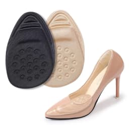 Half Insoles for Shoes Inserts Forefoot Insert Non-slip Sole Cushion Reduce Shoe Size Filler High Heels Pain Relief Shoe Pads
