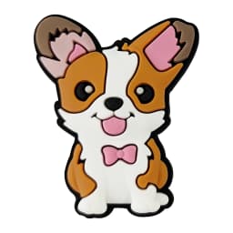 Cute Animals Dog Shoe Charms Pin for Crocs Accessories Charms Clogs Bubble Slides Shoe DIY Shoe Decoration Party Gift