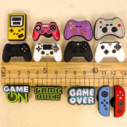 1-13pcs Shoe Charms Game Console Gamepad Shoe Decorations Pins for Men Boy Favor Gifts Clog Accessories Clog Buckle Fit Sandals